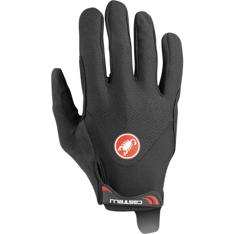 Balfes Bikes Castelli Arenberg Gel Long Finger Full Finger Gloves in Black | Free postage over £30, £10 off first order, price match & 0% finance.